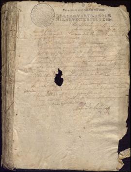 Autos en piezas, y documentos sueltos sobre pleitos entre el Hospital del Espíritu Santo y partic...