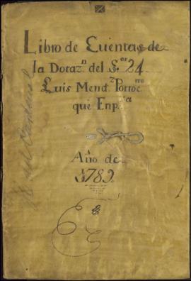 Libro de cuentas del patronato de Luís Méndez Portocarrero