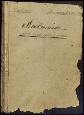 Amillaramiento de la riqueza pública de este distrito.