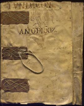 Libro de fundación de capellanías y patronatos (perg.)