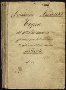 Amillaramientos. Copia del amillaramiento formado por la contribución territorial del año venider...