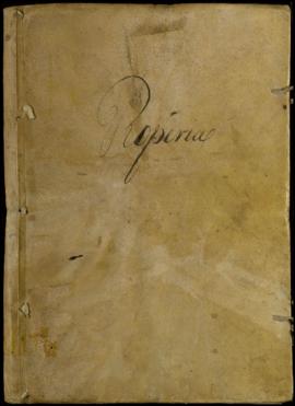 Libro inventario de ropas existentes en el Hospital del Amor de Dios