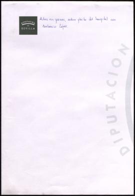 Autos en piezas sobre pleitos del Hospital del Espíritu Santo con Ambrosio López