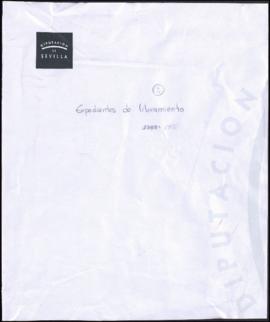 Libramientos. Relaciones de tributos, ingresos y pagos. Presupuestos