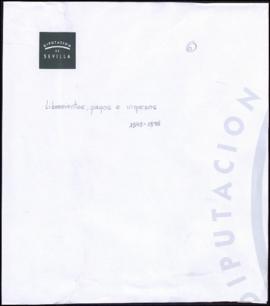 Libramientos. Relaciones de tributos, ingresos y pagos. Presupuestos