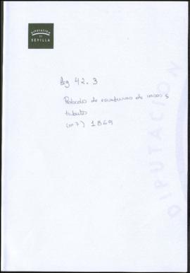 
Protocolo de escrituras de casas y tributos (nº 7)

