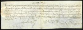 Breve de Clemente XI, papa, concediendo indulgencias al Hospital de San Cosme y San Damian, de Se...