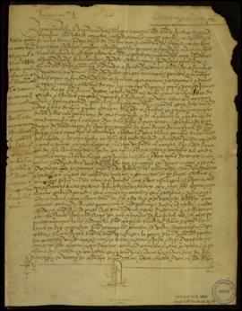 Carta de permuta de la cofradía de San Bartolomé de la villa de Carmona, de 4 hazas de tierra