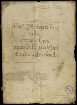 Carta de venta de juro a Mariana de Bustillo, doncella, vecina de Sevilla