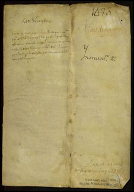 Carta de arrendamiento de Inés de Ferrera, vecina de Sevilla en la collación de Santa María, a Cr...