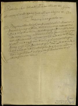 Carta de donación de Diego de Cazalla, fraile novicio del Monasterio de San Jerónimo de Buenavist...