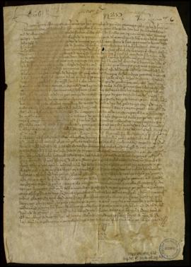 Carta de arrendamiento de Juan González de Pinera, canónigo de Sevilla y administrador del Hospit...