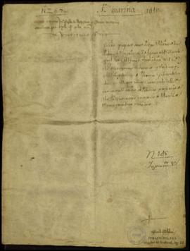 Escritura de venta de censo enfitéutico de Lope Alfonso, bachiller en teología, a Juan Ferrández ...