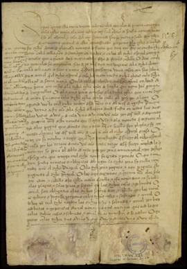 Escritura de arrendamiento de Juan González de Pinera, canónigo de la iglesia mayor de Sevilla, a...