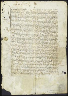 Carta de venta de Mayor de Esquivel, vecina de Sevilla de tributo y censo perpetuos situados en u...