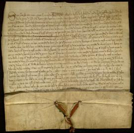 Carta plomada de Alfonso X haciendo donación de ciertas propiedades