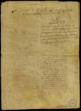 Carta de donación de Catalina Rodríguez, criada de Diego de Monsalve, mujer de García Alfonso, al...