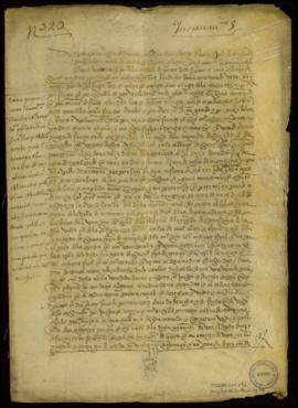 Carta de venta de Estropo de León, hijo de Juan Ponce de León conde de Arcos, marido de Catalina ...