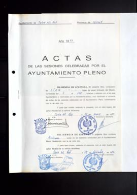 Registros de actas del Pleno