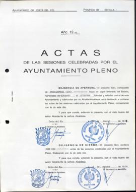 Registros de actas del Pleno